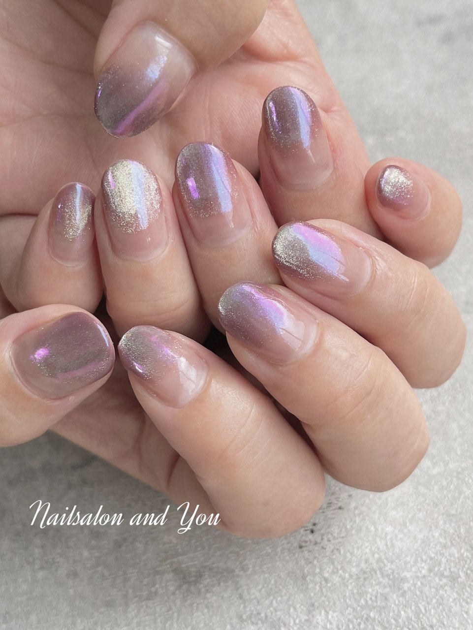 マグネット ラメ グラデーションネイルチップ パープル15469Yahoo!フリマ 旧PayPayフリマ