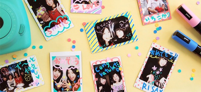 １日1枚、チェキで日記を付け始めた。KOTO