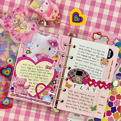 ノート表紙 イラスト 韓国風TikTok