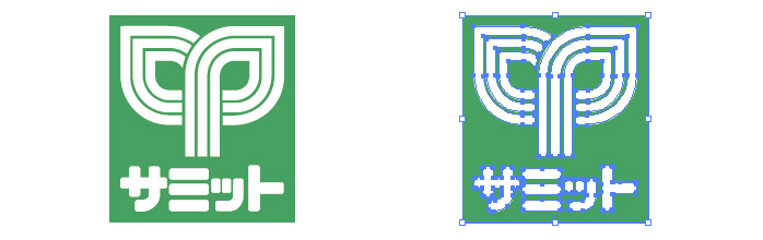 ロゴトーク スーパーマーケットのロゴを比べてみる清水覚オクノテ