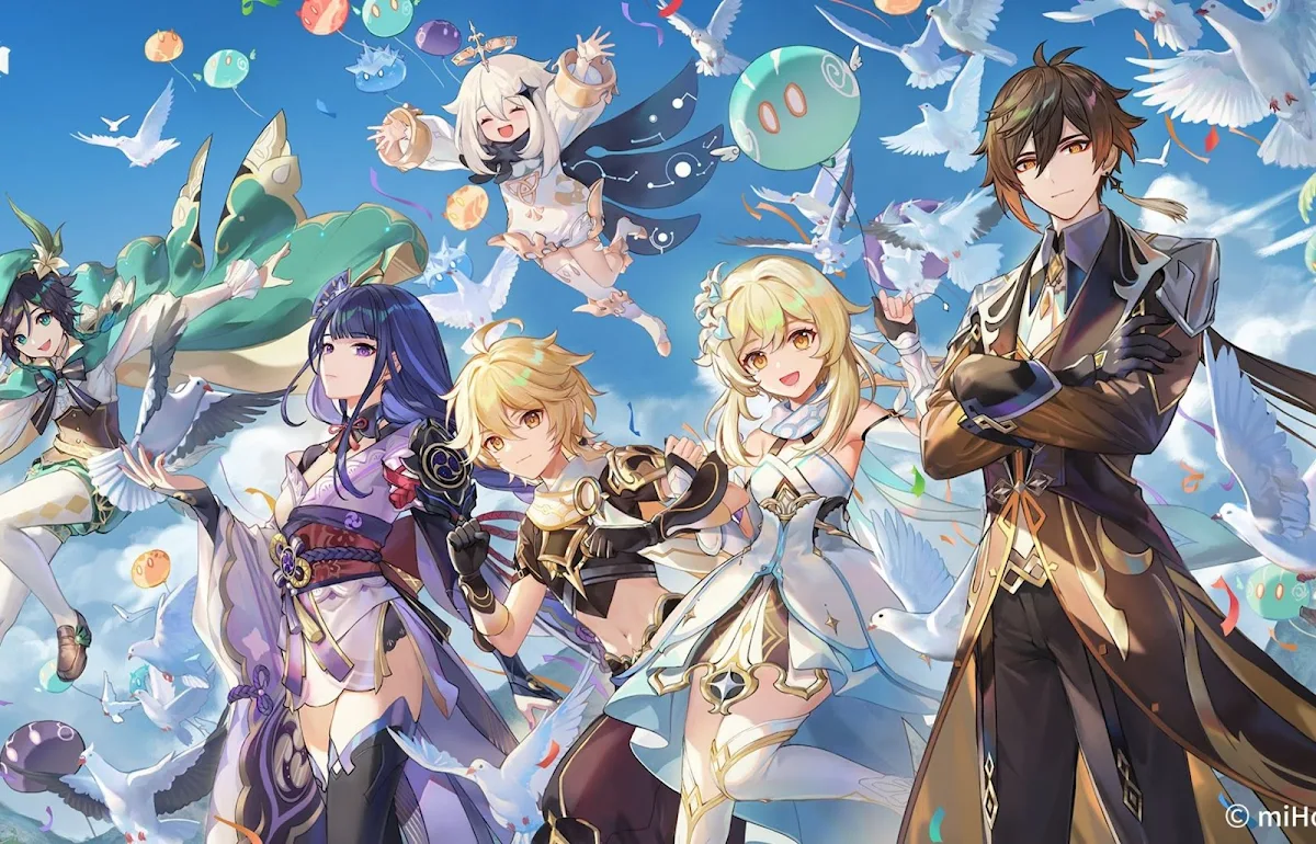 TikTokで学パロ的な原神のイラスト動画が流れてきたんですけど、この- Yahoo!知恵袋