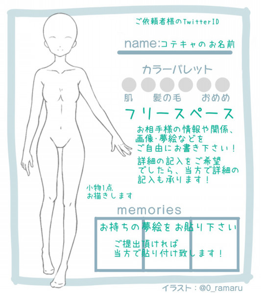 コテキャラ詳細CP詳細