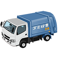 青色のミキサー車 生コン車のイラスト高品質の無料イラスト素材集のイラサポフリ
