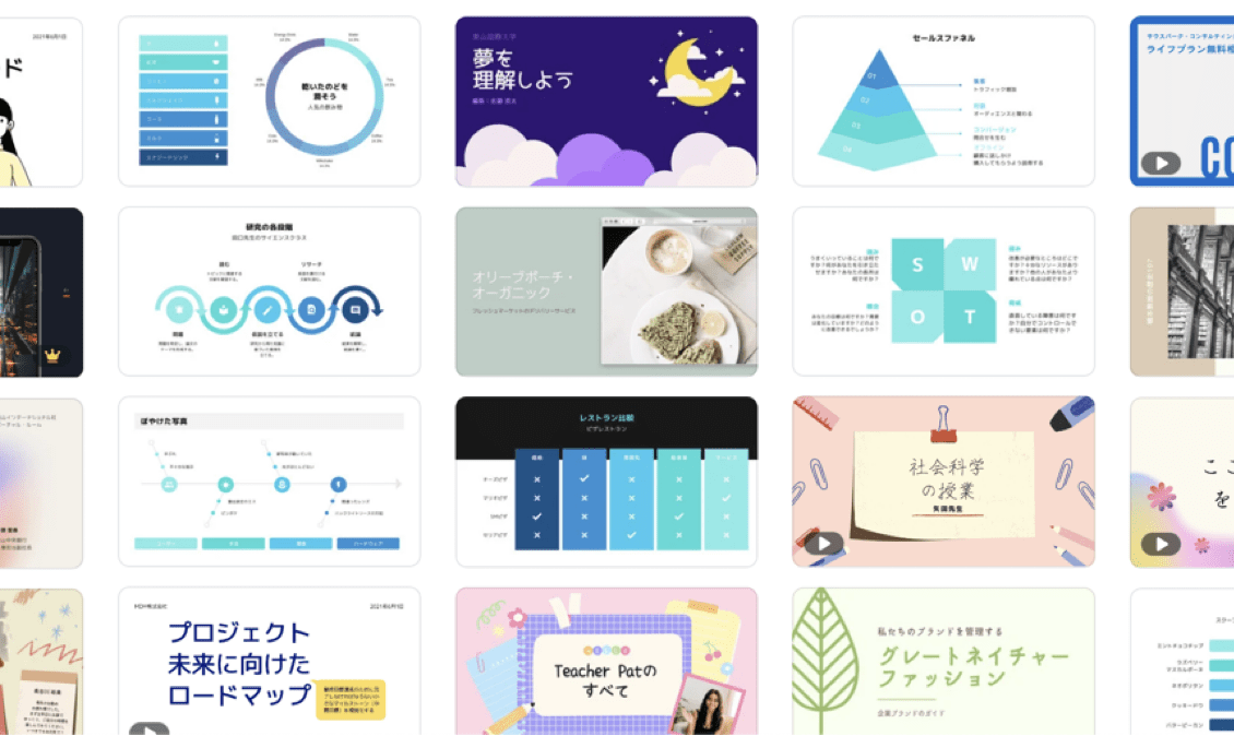 パワーポイントデザイン例 タイトルデザイン150パターン