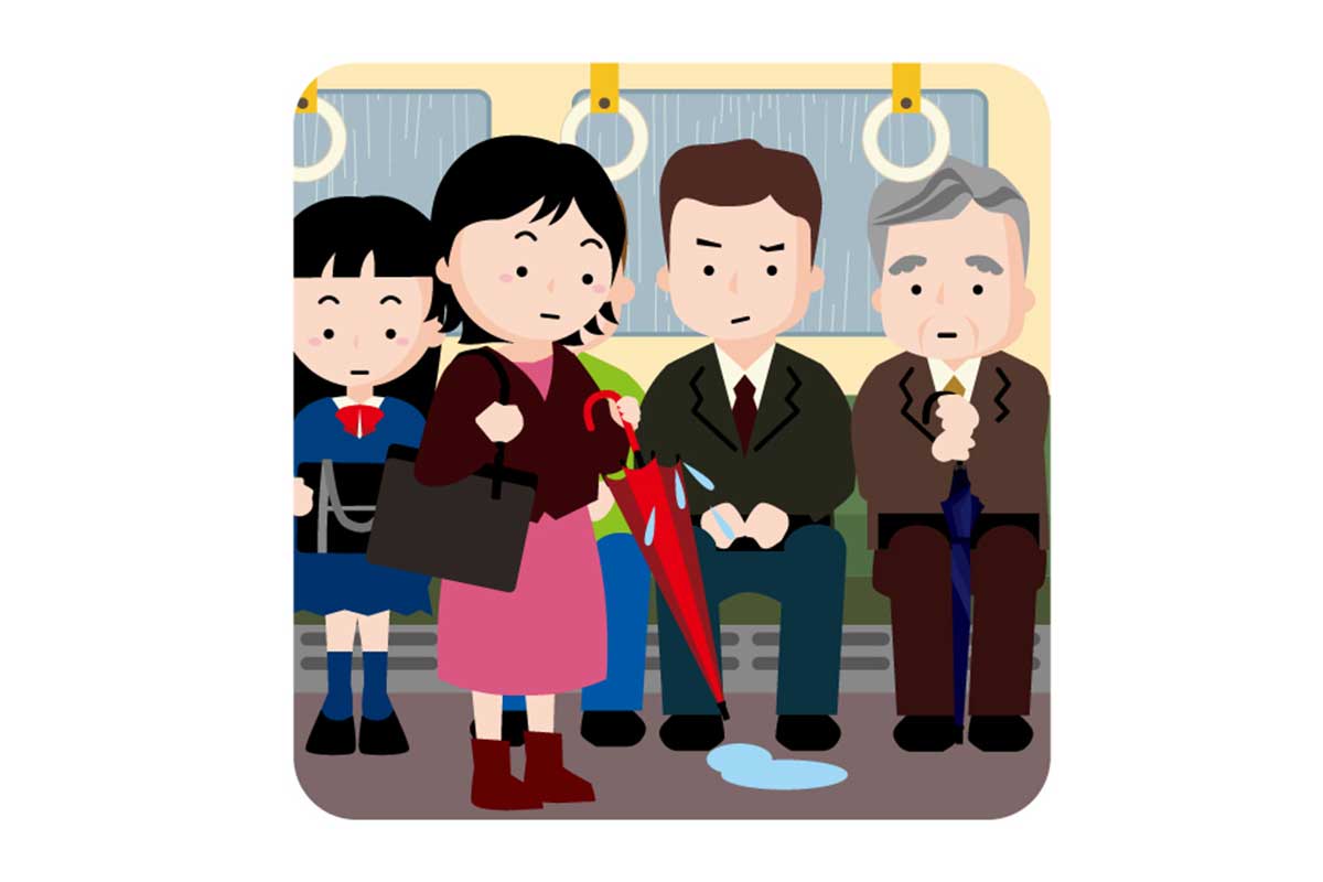 傘を周りに向ける迷惑な人 拡散希望ALIS