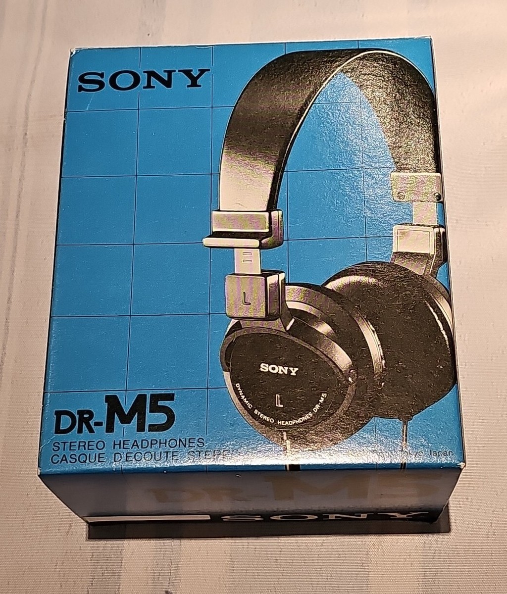 希少 ヴィンテージ ソニーヘッドホン DR-Z5 Vintage Sony DR-Z5 Stereo Headphones new in theOriginal
