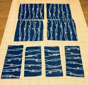 22cm角＊4重ガーゼハンカチ＊綿麻パッチワーク風 ベージュ- cherish+'S GALLERYminne byGMOペパボ国内最大級のハンドメイド・手作り通販サイト