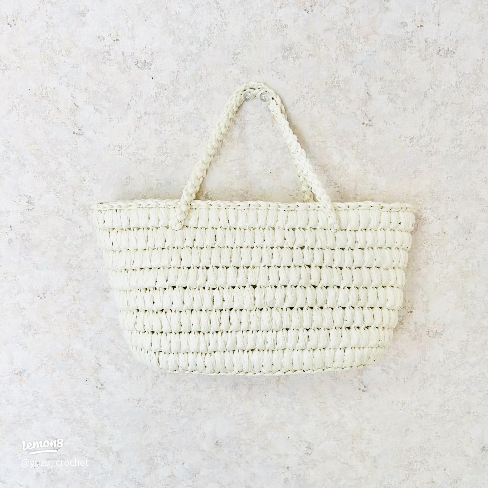 スズランテープかぎ針編み バッグTikTok