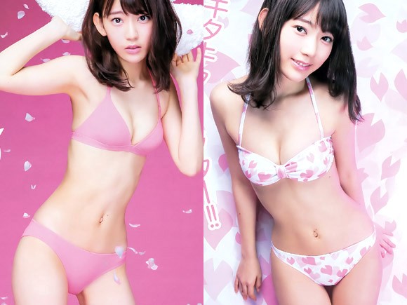 新品】☆A1サイズ☆美乳エース 宮脇咲良 ピンクのビキニ の落札情報詳細