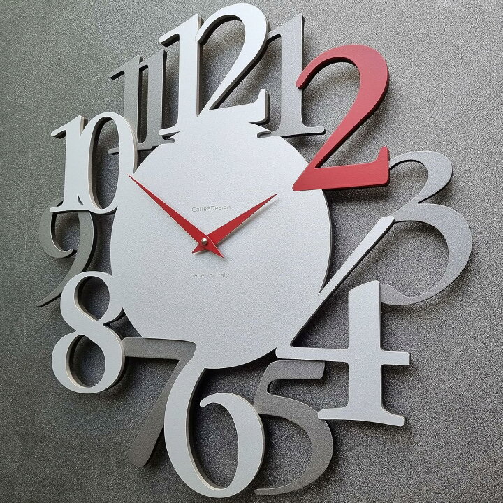 Calleadesignカレアデザイン SMILE 掛け時計 壁掛け時計 リビング 寝室 静音 ギフト プレゼント 高級 時計 男性 女性