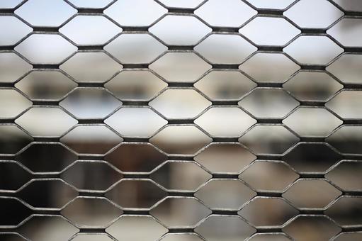 ハニカム模様 黄色系 上下フレーム飾り枠イラスト無料イラスト かわいいフリー素材集 フレームぽけっと