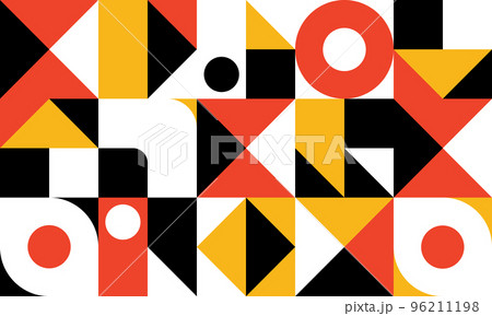 ビビッドな幾何学模様 6種OKUMONO