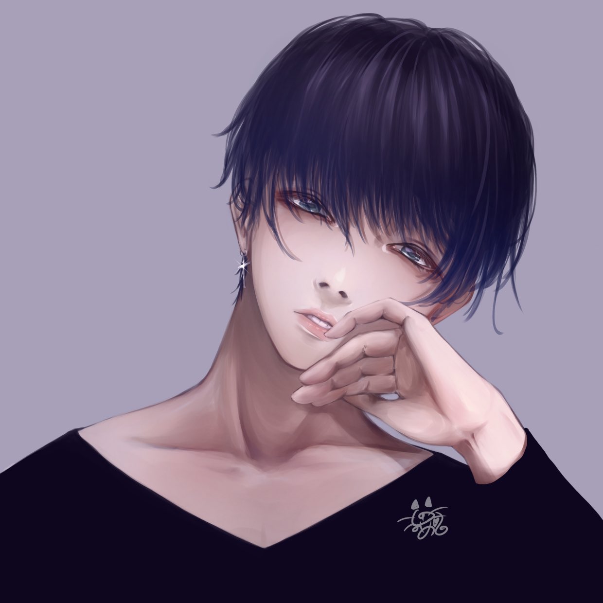 ゆるい笑顔の男性のアイコンかわいいフリーアイコン・イラストの無料素材サイトフリーペンシル