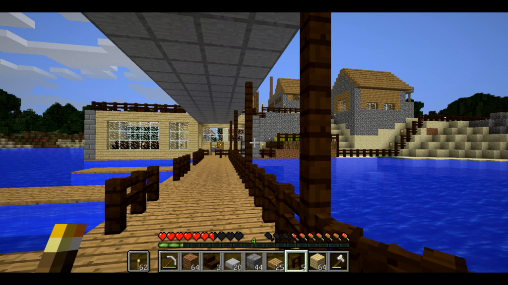 Minecraft 大きな船ってマスト付けるの大変やな。 - マイクラ美術