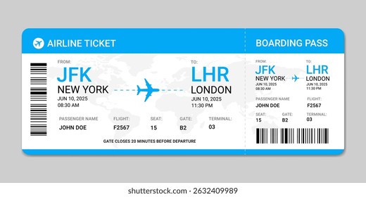 オリジナル実例集 ひと目で見てわかりやすいデザイン！航空券チケット風招待状 - おしゃれな結婚式を綴るコラム ファルベ