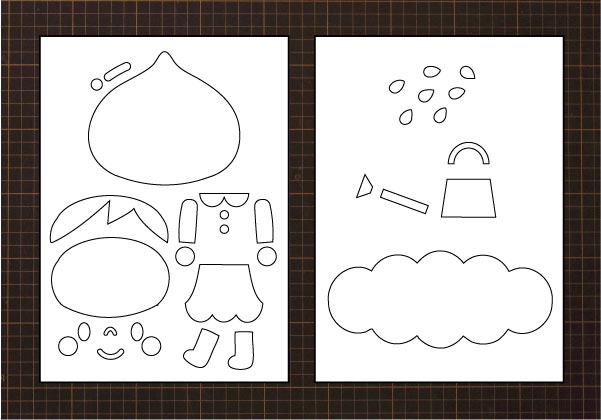 壁面飾り 雨 傘 保育 壁面製作 壁面装飾 製作キット 傘 梅雨 6月壁面