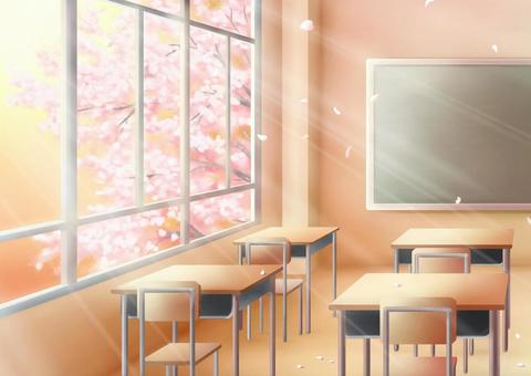 手描き背景線画_学校_教室16のイラスト素材FYI00604992ストックフォトの Qlean Market キュリンマーケット