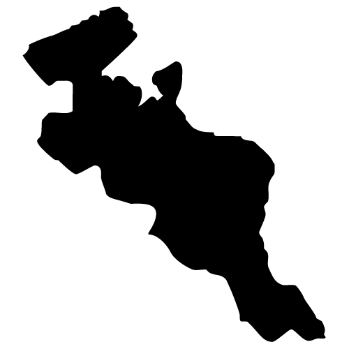 日本の白地図のイラストイラストレーター素材 AI・EPS・商用可能