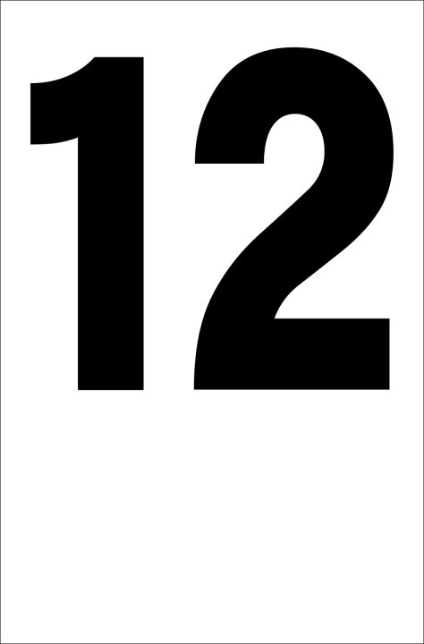 Yahoo!オークション - シンプル立札看板 「番号数字10 黒 」駐車場