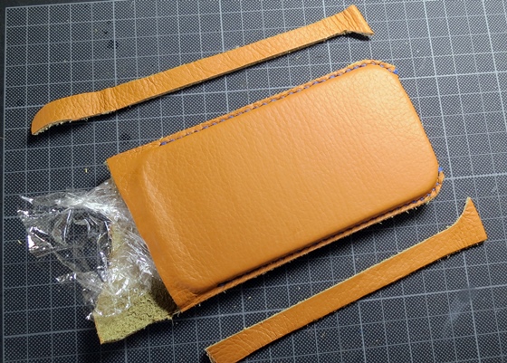スマホケースの自作 レザークラフト