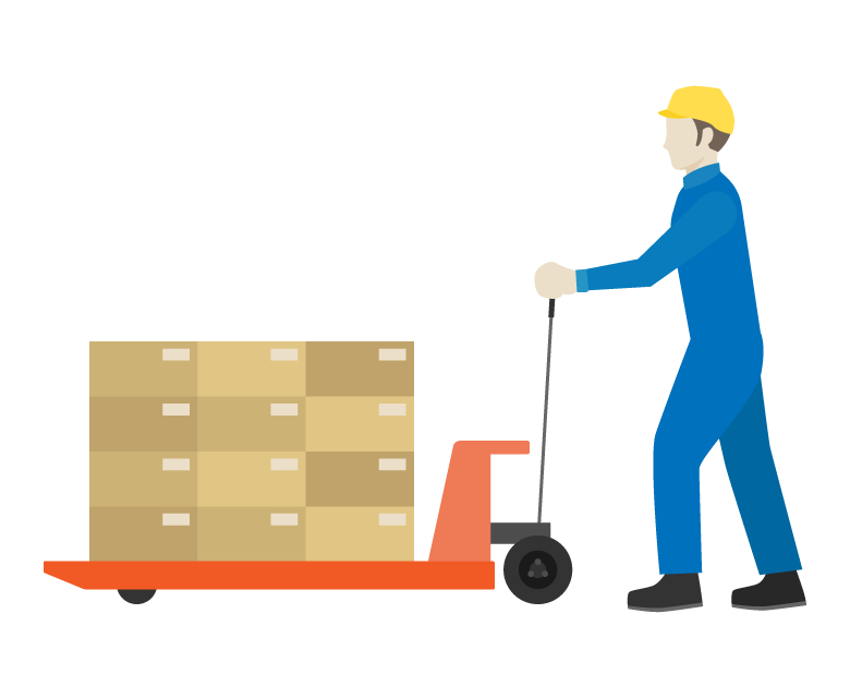 大きな荷物を運ぶ人のイラスト 男性かわいいフリー素材集 いらすとや