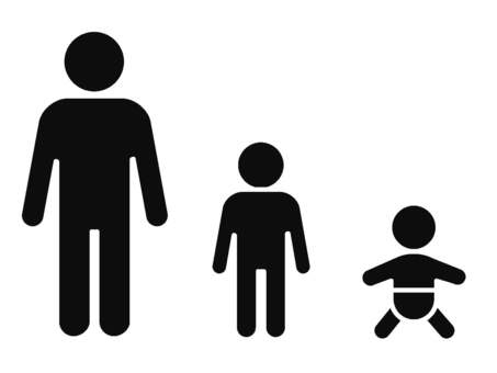 看板を持つ人 ピクトグラム：イラスト無料