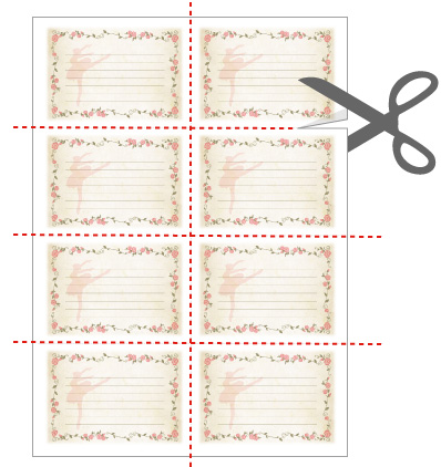 メッセージカード_小売・販売_ナチュラル_リーフ・緑名刺の無料デザインテンプレート - ネット印刷グラフィック