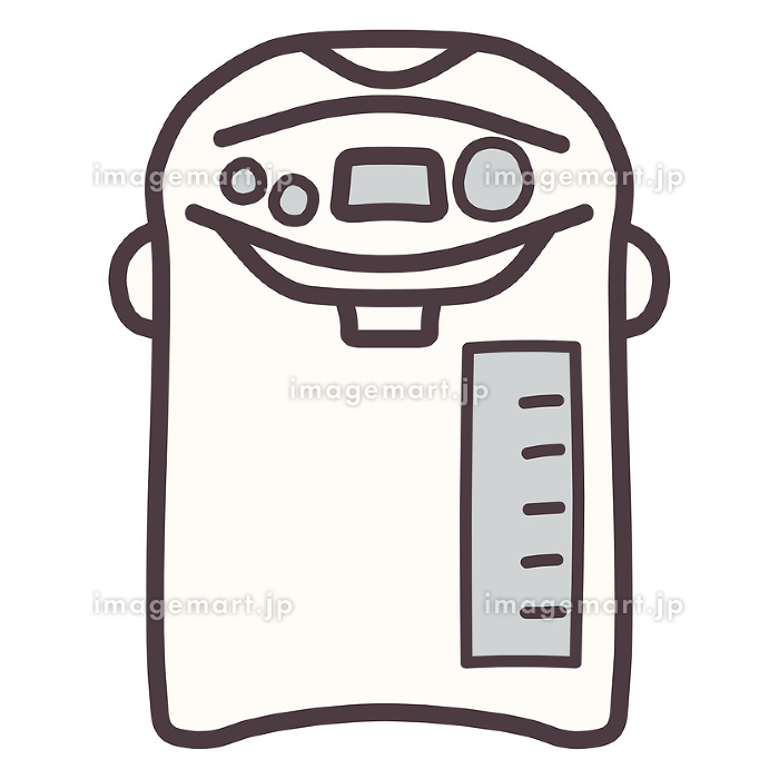 家電・電気ポットのイラスト無料のフリー素材 イラストエイト