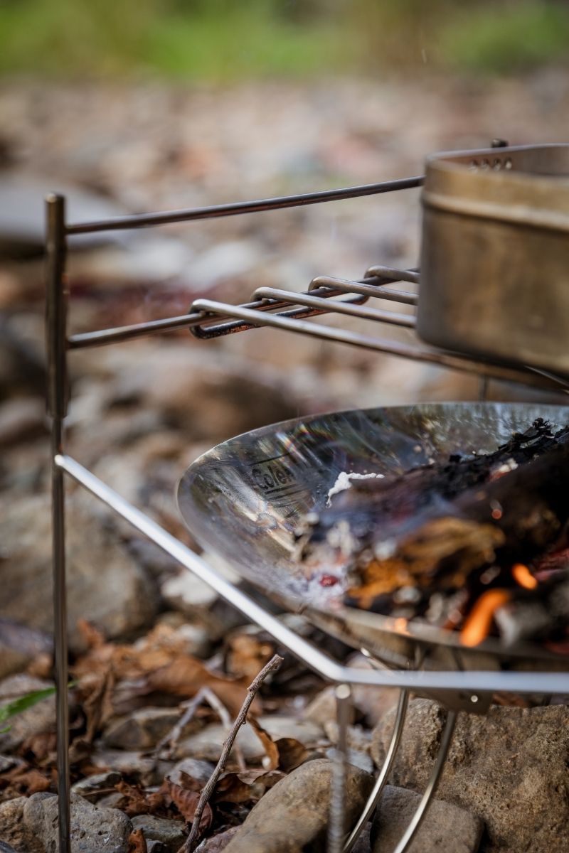 レビュー コールマン ファイアディスク 使い勝手の良いBBQコンロと焚火台焚き火と自転車