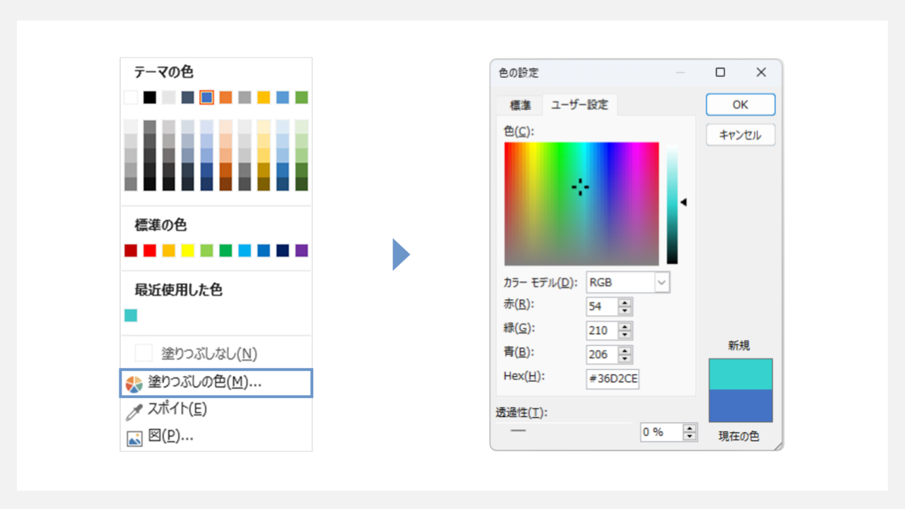 パワポの色使いに困ったら。無料カラーサンプルテンプレート