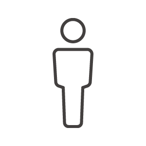 複数人の人物のシルエット03無料のAi・PNG白黒シルエットイラスト