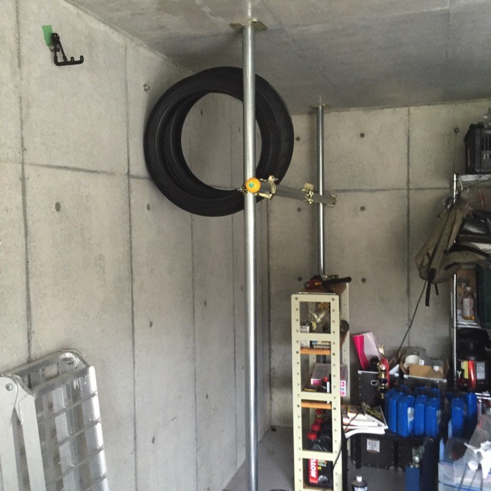 タイヤ保管ラック単管パイプのDIYや組み方の学習なら単管DIYランド