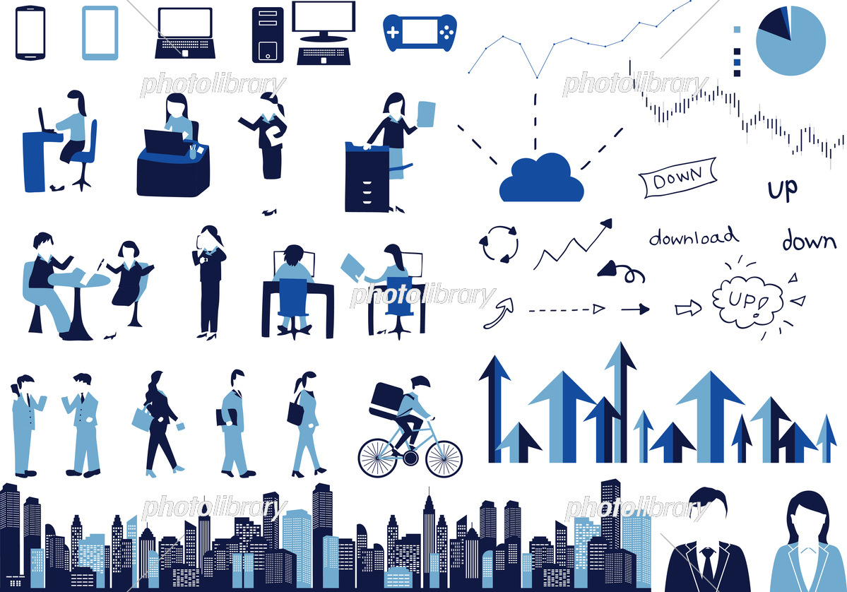 ビジネスのイラスト一覧商用可・フリーイラスト素材ソコスト