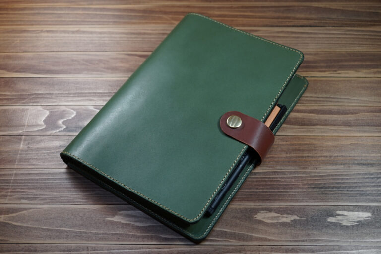 母子手帳&お薬手帳カバーレザークラフト作品紹介