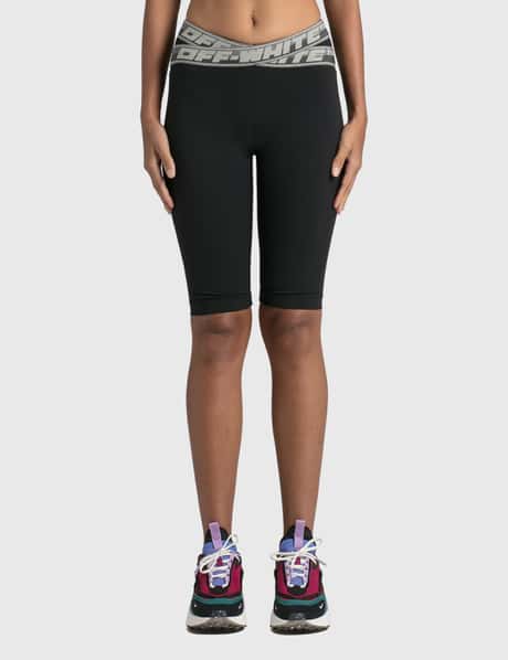 D SQUARED2 ロゴプリント ウエストバンド ショーツ ホワイト