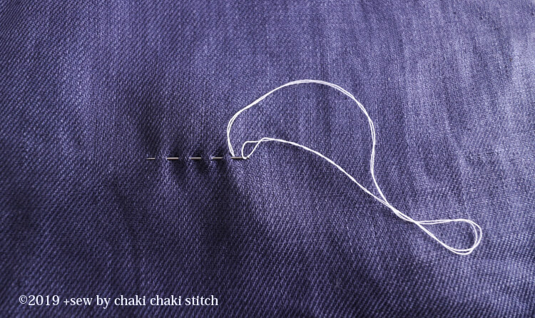 並縫い なみ縫い・ぐし縫い のやり方と、キレイに縫うコツ│koshirau 拵う こしらう