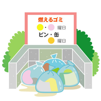 入居者以外のゴミ捨て禁止看板セミオーダーで制作できるパネル看板のe看板