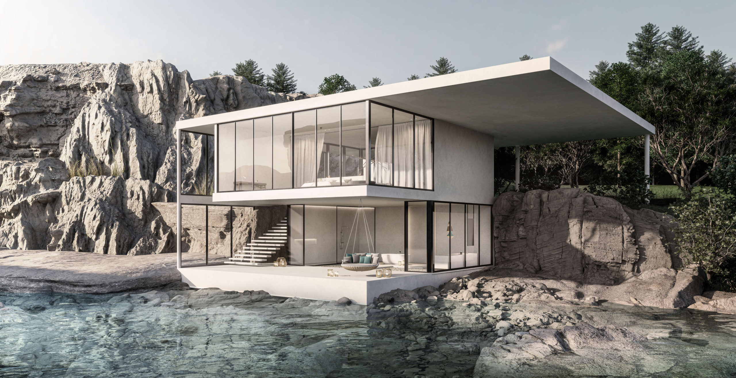 個性的なイラスト風建築パースの作り方！コンペに最適！ - 建築プレゼンの道標