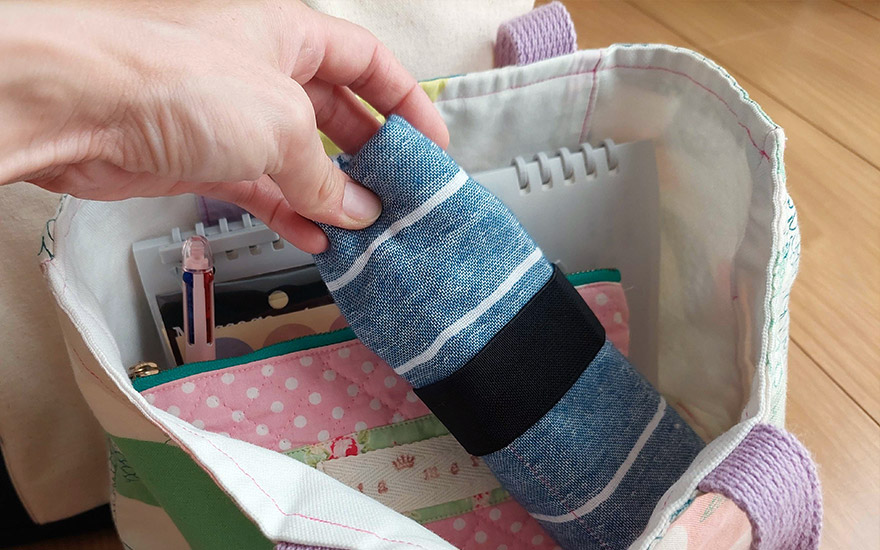 使わなくなったバスタオルをリメイクして再利用している事例