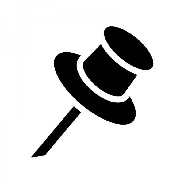 プラスチック画鋲無料イラスト＆かわいいフリー素材集 ねこ画伯コハクちゃん