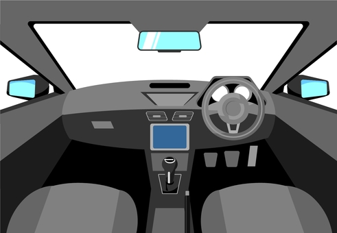 車の中のベクターイラスト。自動車の運転席。車が通りに出てる。」のベクター画像素材 ロイヤリティフリー460402819Shutterstock