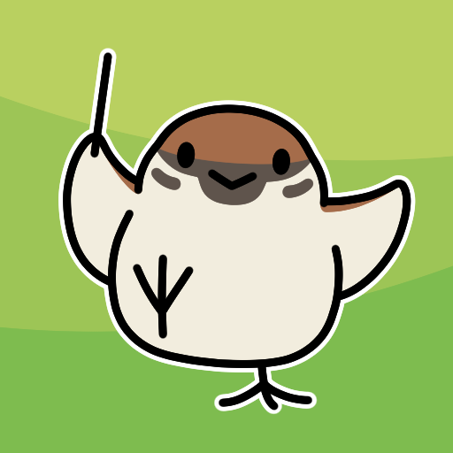 鳥のシルエットのロゴマーク ロゴタンク 企業・店舗ロゴ・シンボルマーク格安作成販売