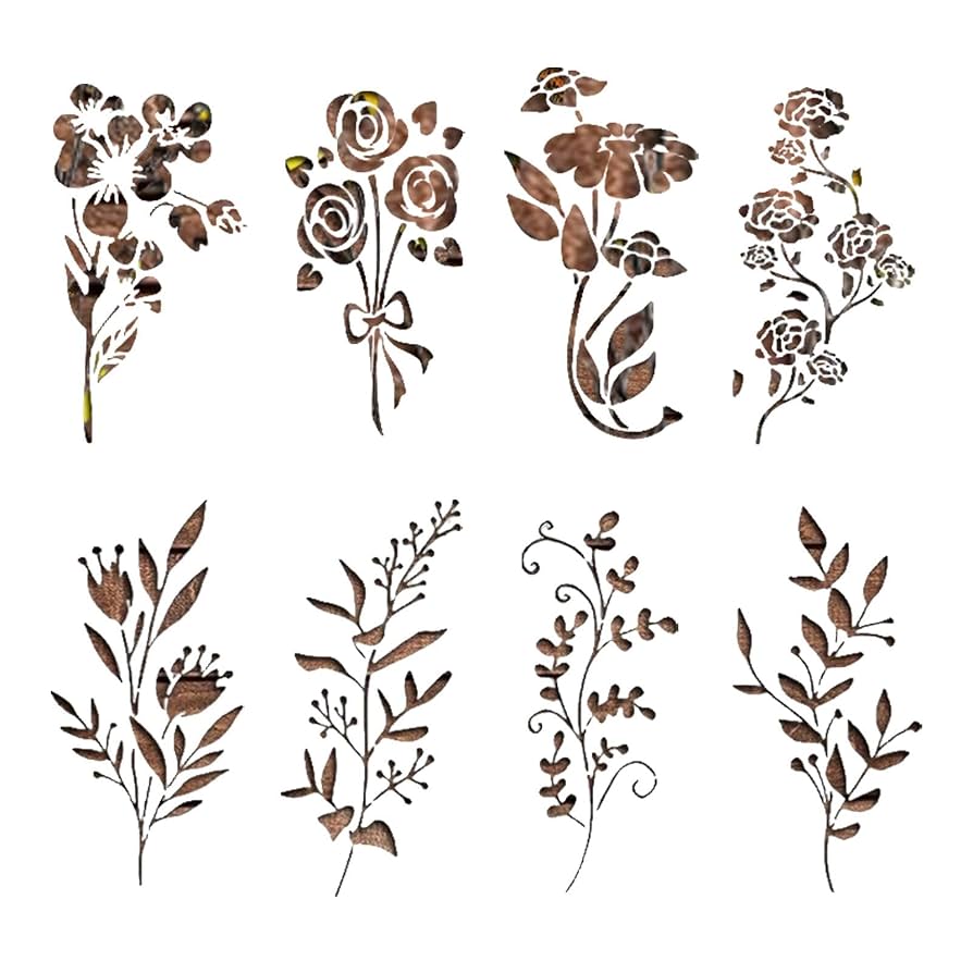 楽天市場ステンシル デザインプレート デージー 花柄デザイン型抜き イラスト ステンシルシート 手芸用 : Hitomiの幸せデリバリ