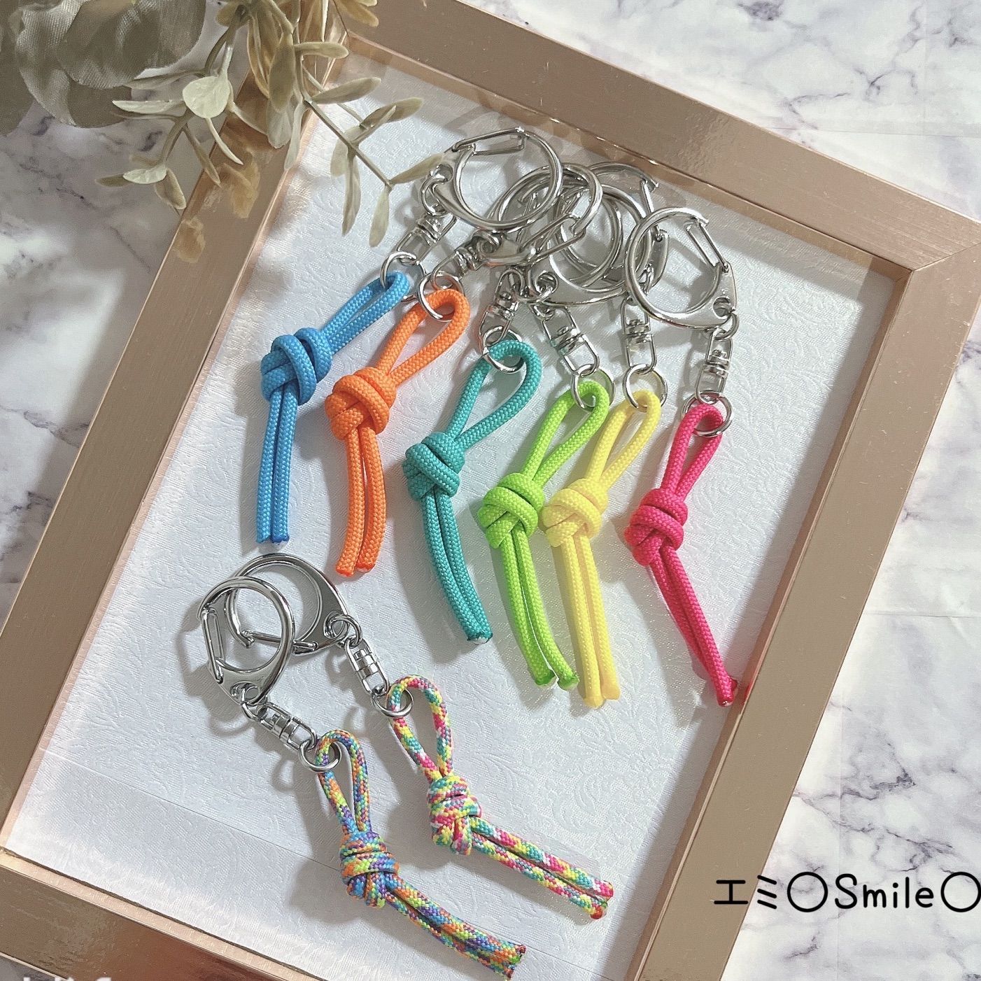 パラコードでキーホルダーの編み方POLALOP×パラコード