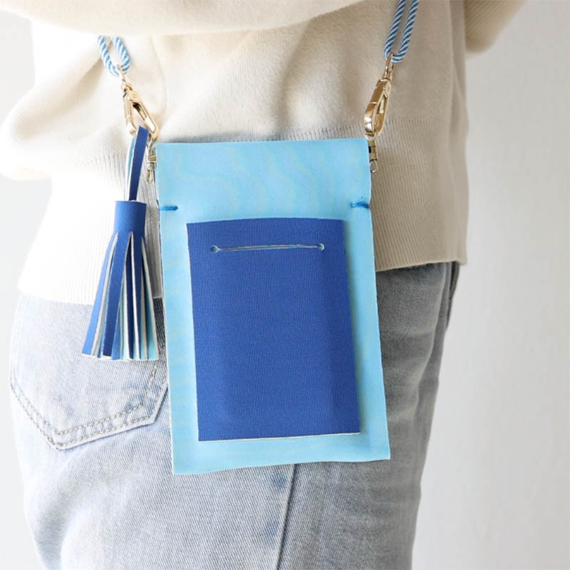 100均合皮でスマホ入れ＜サコッシュ＞アラフィフハンドメイド生活 - 楽天ブログ