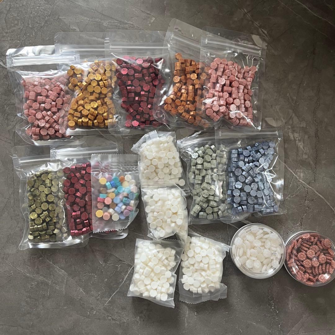 AmazonLYHBSX シーリングスタンプ セット 48色のワックス シーリングワックス セット 電気炉 シーリング スタンプ DIY 封蝋手紙 招待状 スタンプセット シーリングスタンプセット シーリングスタンプ ヘッド 誕生日ギフトシーリングワックス文房具・オフィス用品