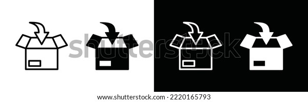 梱包アイコンセットイラスト - No: 22464201無料イラスト・フリー素材なら「イラストAC」