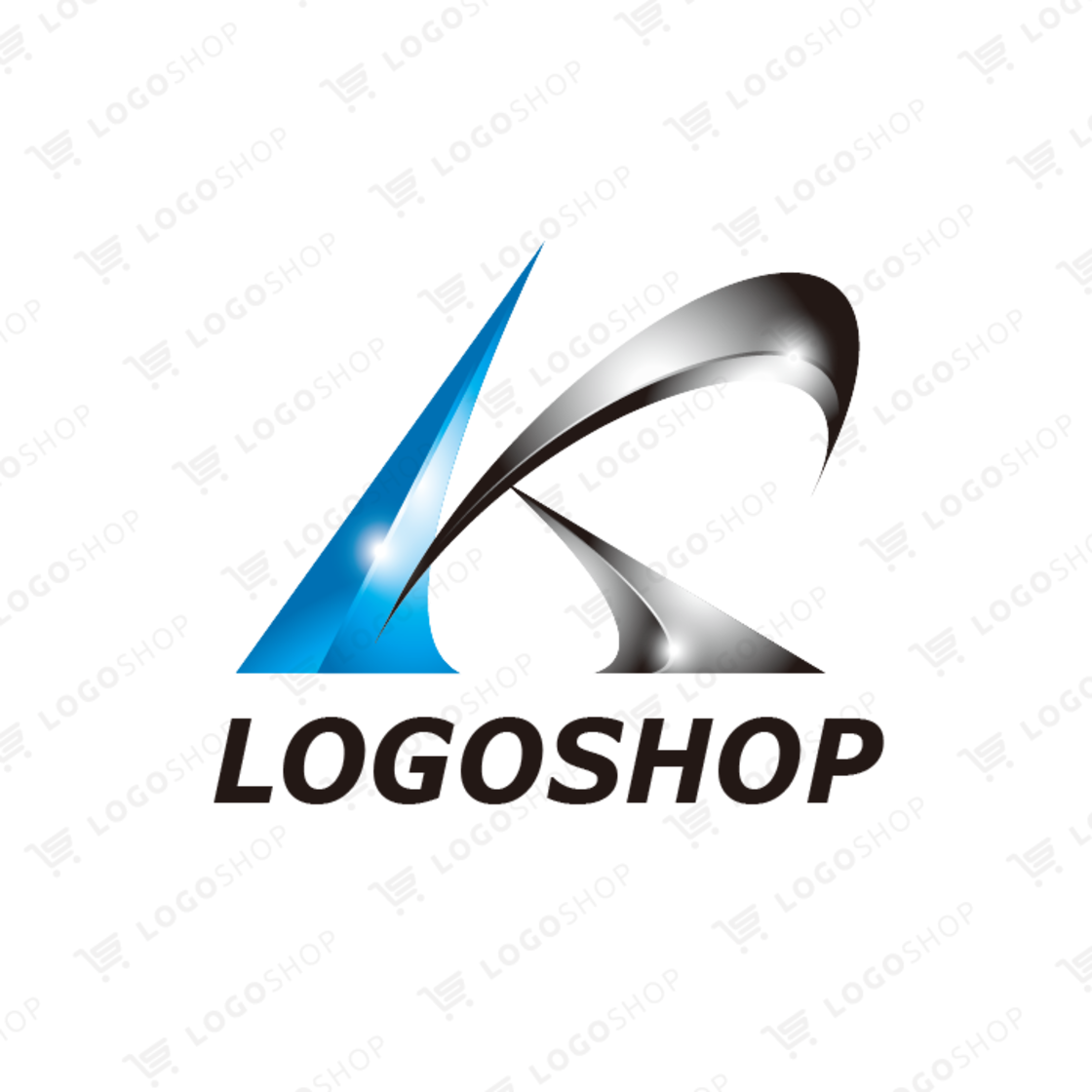 シャチの躍動感のあるロゴ