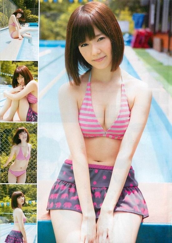 島崎遥香 ぱるるのふっくらCカップお○ぱい谷間強調ゆっさゆっさ画像 - お～い！お宝