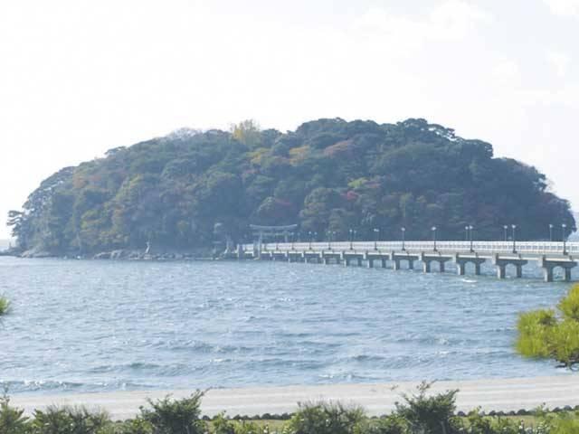 島内地図 - 八百富神社